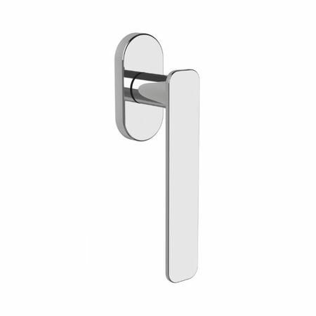 Maniglia DK Slim FF 12 SM Colombo Design per finestra, rosetta ovale 65x31 mm, finitura Cromo
