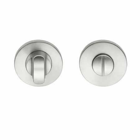 Nottolino tondo FF19BZG Colombo Design per porta, diametro 50 mm, materiale Cromall finitura Cromat