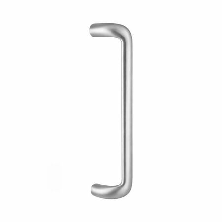 Maniglione per porte e finestre Roboquattro Colombo Design, senza rosetta, lunghezza 380 mm, finitura cromat