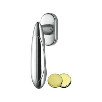 Maniglia DK per finestre, Colombo Design serie Talita, finitura Oroplus / Oromat