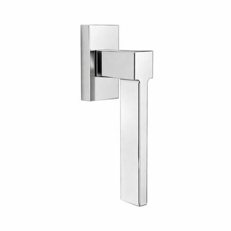 Maniglia DK Zelda MM 12 SM Colombo Design per finestra, rosetta rettangolare 66x33 mm, finitura Cromo