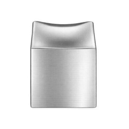 Pomolino quadrato PB 09 Q Colombo Design per limitatore apertura e cilindro, cava interna, quadro 8 mm, finitura Cromat