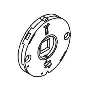 Molla Colombo Design per rosetta tonda, diametro 45 mm, foro 8 mm