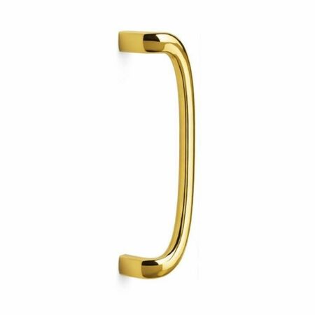 Maniglione Logo LC 16 L Colombo Design, per porta e finestra, senza rosetta, interasse 350 mm, finitura Oroplus