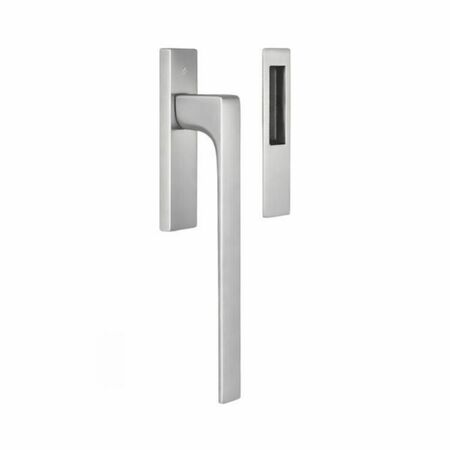Maniglione ID 513 Colombo Design, per alzante scorrevole finestra, con conchiglia 153x34 mm, finitura Cromat