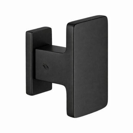 Pomolo fisso per porte Push LC55 Colombo Design, altezza 61 mm, finitura Nero