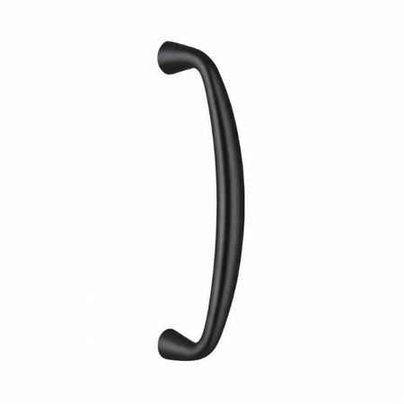 Maniglione per porte e finestre Tender Colombo Design, senza rosetta, lunghezza 380 mm, finitura Neromat