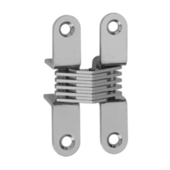 Cerniera a scomparsa 502 Ceam, per mobile, dimensioni 64,8x13 mm, finitura Nichelato