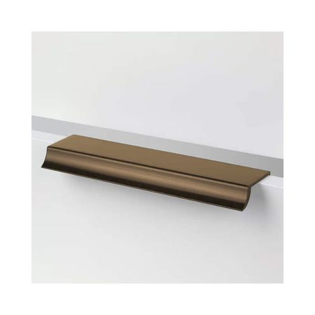 Maniglia MB09169D Confalonieri per mobile, interasse 48 mm, dimensione 80x15x47 mm, Alluminio finitura Bronzo Verniciato