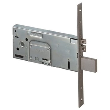 Serratura elettrica CISA, chiave doppia mappa, frontale 240 mm in acciaio Inox, entrata 100 mm, 1,385 Kg