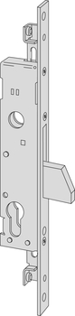 Serratura meccanica da infilare a catenaccio basculante Cisa, a cilindro, per montanti, catenaccio, entrata 25 mm, con predisposizione chiusura supplementare