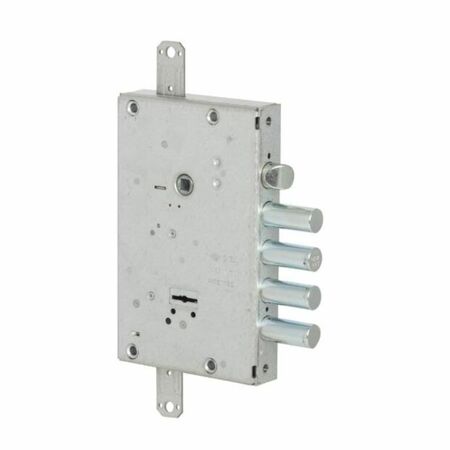 Serratura Revolution Cisa 57515 da applicare per porta blindata, scrocco e catenaccio, 3 catenacci uscita 7,5 mm, interasse 38 mm, entrata 64 mm, Acciaio finitura Zincato