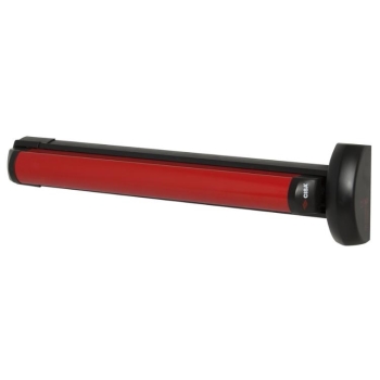 Maniglione antipanico 59711.01 FAST Touch Cisa per serratura Sikurexit, quadro maniglia, lunghezza 840 mm, finitura Nero e Rosso