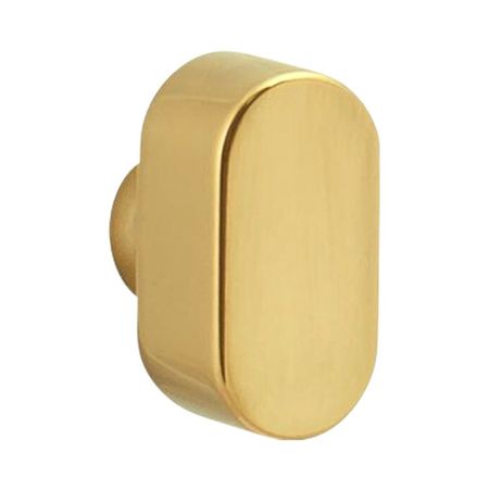 Pomolo 06354000 Cisa per cilindro con codolo, con grano, foro 7 mm, dimensioni 29x14,5 mm, Ottone finitura Lucido Verniciato