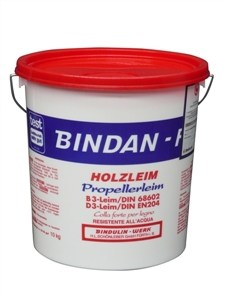 Colla vinilica pura certificata BINDAN-P, 10 kg, trasparente
