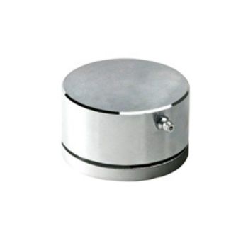 Cardine inferiore Comunello con cuscinetto reggi spinta 87G, misura grande, diametro 70 mm, finitura Zincato