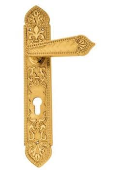Maniglie per porte in stile Coloniale serie Vittoria, design Enrico Cassina