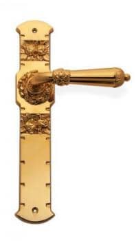 Maniglie per porte in stile Art Nouveau serie Tamara, design Enrico Cassina