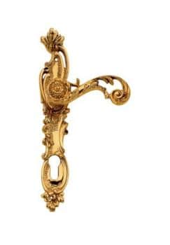 Maniglie per porte in stile Luigi XV serie Pompadour, design Enrico Cassina