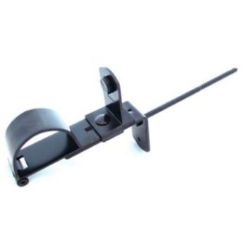 Fermapersiane a vite 822VL Casale, a doppia regolazione 85-120 mm, lunghezza vite 160 mm, colore Nero