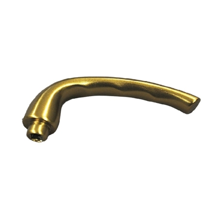 Mezza maniglia New Creta 33GAR Dierre per porta blindata, finitura Ottone