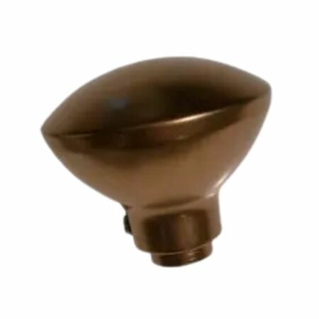 Pomolo 33I R New Creta Dierre, per porta blindata fisso-girevole, finitura Bronzo