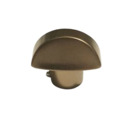 Pomolino interno 33HR New Creta Dierre, per cilindro porta blindata, finitura Bronzo