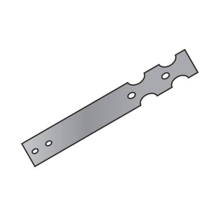 Zanca a murare DeFaveri per fissaggio controtelaio C1 Super, larghezza 25 mm, lunghezza 168 mm