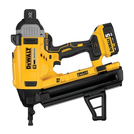 Chiodatrice 18V XR DCN890P2-QW Dewalt per cemento, cordless, lunghezza chiodo 13-57 mm, diametro 2,6-3,7 mm, kit batterie 5 Ah