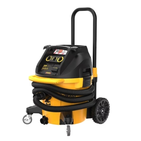 Aspiratore solidi/liquidi DWV905M-QS Dewalt, classe M, serbatoio 38 litri, potenza 1400 W