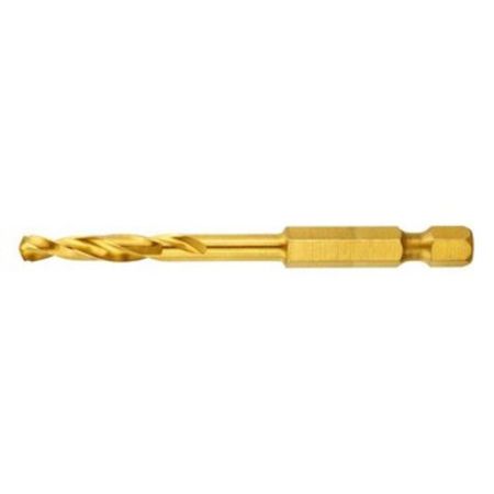 Punta per metallo DeWalt per avvitatore a impulso, diametro 8 mm, lunghezza 102 mm, materiale titanio