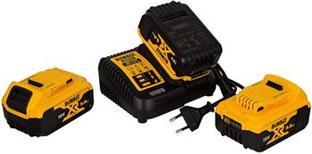 Starter kit caricabatteria DeWalt per batteria Li-Ion, voltaggio 18 V