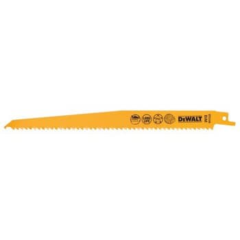 Lama Bi-Metal per taglio legno DeWalt per sega universale, lunghezza 228 mm, passo 3,6-5,1 mm