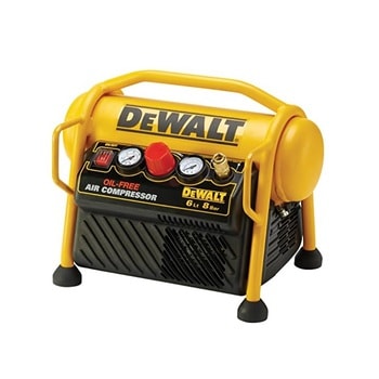 Compressore DPC6MRC-QS Dewalt, capacit&agrave; serbatoio 6 L, potenza motore 1.5 Hp, aria aspirata 170 L/minuto
