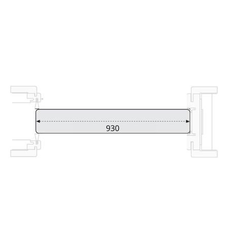 Pannello Modello Q Door-Xe per porta scorrevole, dimensione 900x2100 mm, Laminatino TSS finitura Bianco Liscio