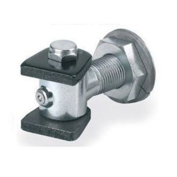 Cardine superiore a passo fine Adem per cancello ad anta, regolabile, diametro (A) 24x2 mm, finitura Zincata