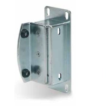 Battente portaincontro da avvitare Adem per elettro serratura, regolabile, larghezza 80 mm, finitura Zincata