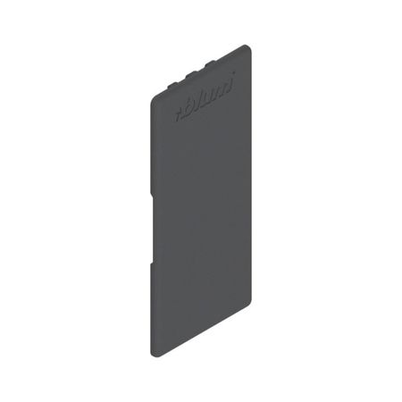 Placchetta interna ZA7.5700 Blum per copertura regolazione interna Legrabox, Plastica finitura Grigio Orione Opaco