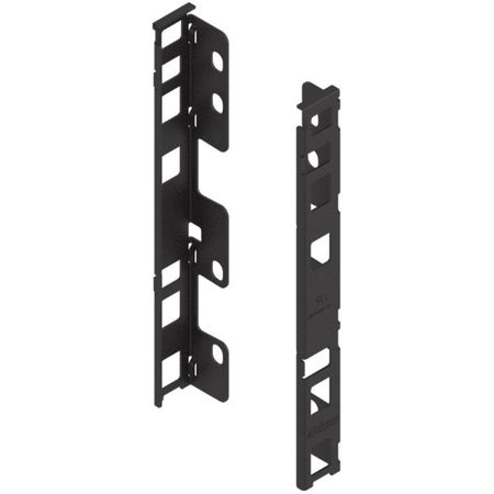 Set supporto schienale ZB7C000S Blum per Legrabox C, finitura Nero Carbonio