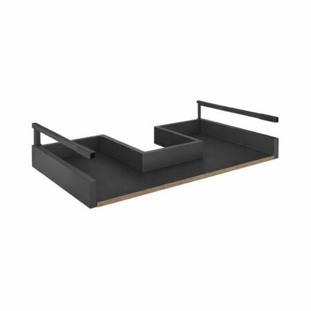 Cassettone sottolavello Legrabox 770C5000 C-M assemblato, larghezza mobile 900 mm, finitura Grigio Orione