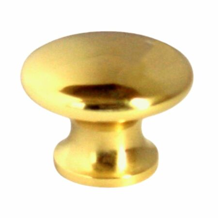 Pomolo 705 Mariva per il mobile, diametro 34 mm, Ottone finitura Oro Lucido