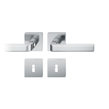 FSB Maniglia per porta interna serie 1004 foro patent Acciaio inox opaco elegante