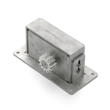 Regolatore di velocita RG-40 Comunello per cremagliera M4, per cancello telescopico Ranger, finitura Zincato