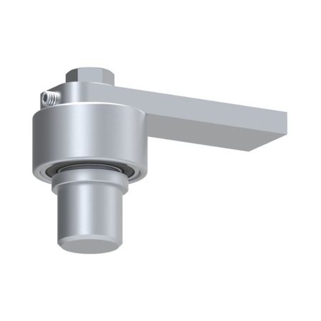 Cardine superiore saldare VC4103.060 Fac per cancello tubolare ad anta, con cuscinetto, diametro 60 mm, regolabile 102-112 mm, Acciaio finitura Zincato