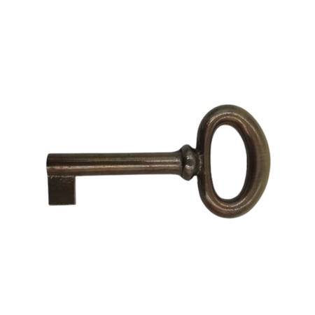 Chiave C117 Valli e Valli per serratura da mobile, larghezza testa 31 mm, Ottone finitura Anticato