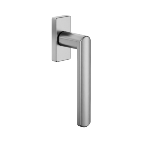 Martellina DK Luce 02 DND LC31V per finestra, rosetta rettangolare 31x64x7 mm, Zama finitura Cromo Satinato