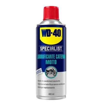 WD-40 Specialist Lubrificante per catena moto spray, 250 ml, colore trasparente