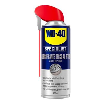 WD-40 Specialist 39395 Lubrificante a secco PTFE spray, 400 ml, colore Pagliarino