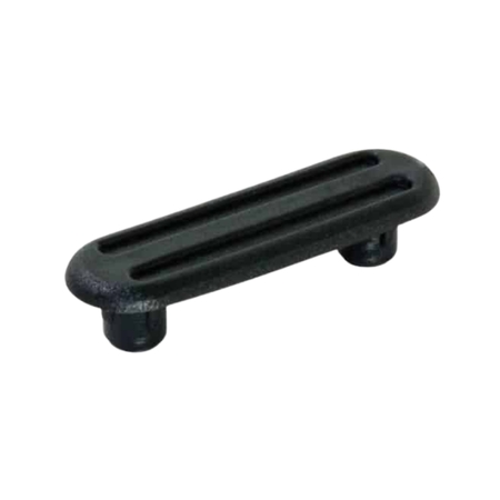 Scivolo con 2 perni 50L Valplast per mobile, interasse 32 mm, lunghezza 52 mm, altezza 10 mm, Nylon finitura Nero