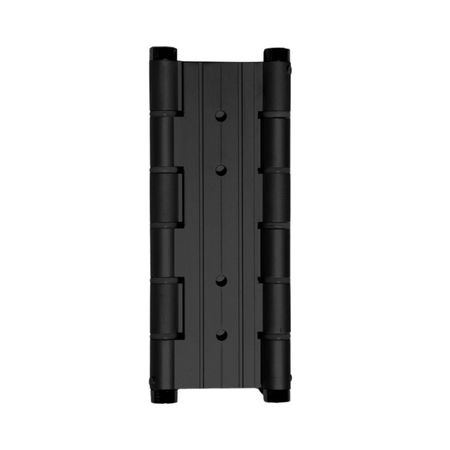 Cerniera a molla CPMD 180 Pettiti, doppia azione, portata 20 Kg, spessore porta 40 mm, finitura Alluminio Nero